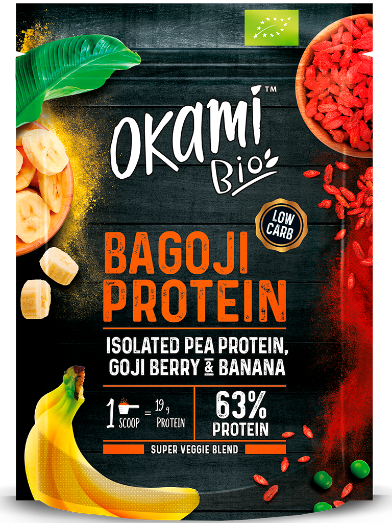 Proteína de Guisante, Goji y Plátano Ecológica