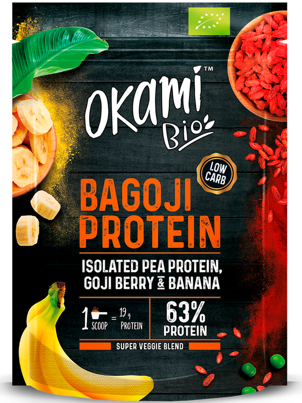 Proteína de Guisante, Goji y Plátano Ecológica