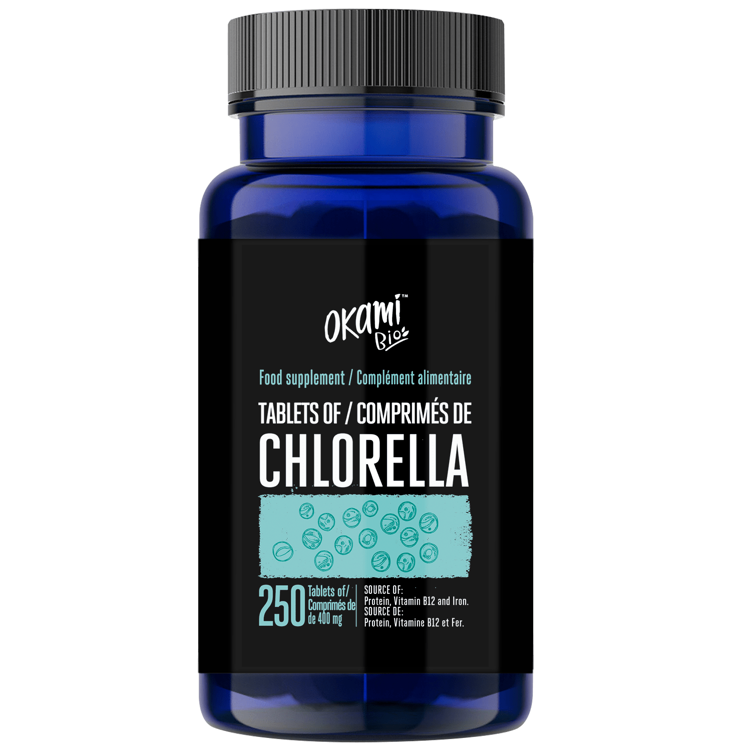 Chlorella tablets organic 180 un 500mg