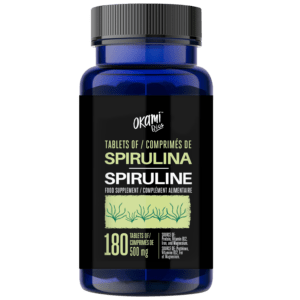 Spirulina orgânica em comprimidos 180 un 500mg
